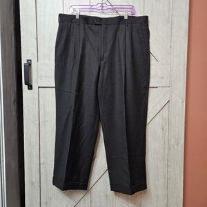 Daniel Gray Trio Dark Gray Wool Dress Pants Size 44S/39W